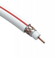 Кабель ЭРА коаксиальный SAT 50 М, 75 Ом, Cu/(оплётка Cu 75%), PVC, цвет белый, бухта 50 м (10/210) (Б0044620)