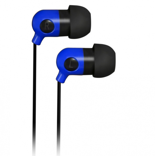 Наушники SmartBuy SBE-2500 Music Point, синие, вакуумные, шнур 1.2 м. (1/50)