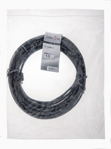 Кабель соединительный антенный 9.5mm, 75Ом,ТВ-М-->ТВ-M, 10m, Telecom (TTV9555-10M) (1/25) фото 3 Кабель соединительный антенный 9.5mm, 75Ом,ТВ-М-->ТВ-M, 10m, Telecom (TTV9555-10M) (1/25) фото 3