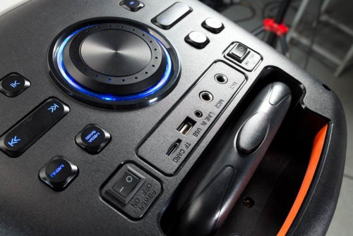 Портативная акустика SmartBuy W1, 100Вт, BT, MP3, FM, 2 беспр.микроф., ПДУ, LED-свет (SBS-5210) фото 2