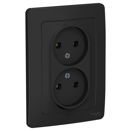 Розетка 2-м С/У BLANCA 16А IP20 250В без заземл. без защ. шторок антрацит Systeme Electric BLNRS000026 (1/6/12) Розетка 2-м С/У BLANCA 16А IP20 250В без заземл. без защ. шторок антрацит Systeme Electric BLNRS000026 (1/6/12)