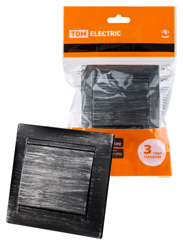 Перекрестный выключатель 1-кл. 10А старинное серебро с/у, "Лама" (1/10) TDM (SQ1815-0629) Перекрестный выключатель 1-кл. 10А старинное серебро с/у, "Лама" (1/10) TDM (SQ1815-0629)