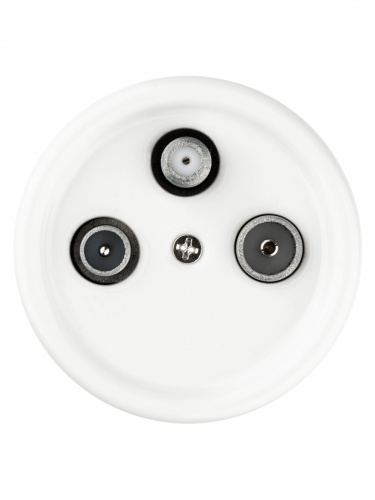 Розетка TV+R+ SAT оконечная белая «Болонь» TDM (1/72) (SQ1820-0057) фото 5 Розетка TV+R+ SAT оконечная белая «Болонь» TDM (1/72) (SQ1820-0057) фото 5