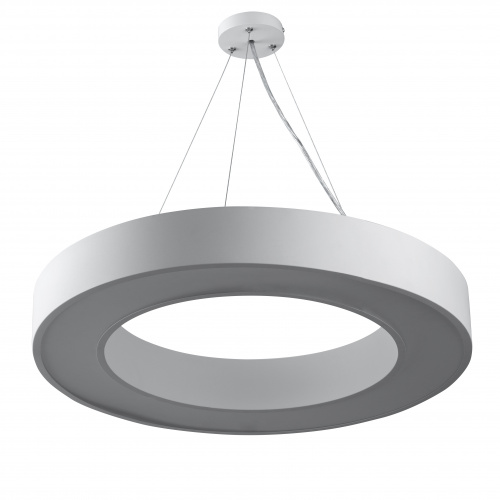 Светильник светодиодный Geometria ЭРА Ring SPO-133-W-40K-045 45Вт 4000К 3200Лм IP40 600*600*80 белый подвесной (1/5) (Б0050562) фото 2