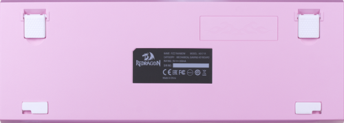 Клавиатура проводная игровая механическая REDRAGON Fizz Радужн,61 клав,тих,бело-розовая (1/10) (70672) фото 2