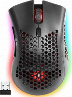 Беспроводная игровая мышь DEFENDER Warlock GM-709L RGB,8кнопок,2400dpi, черный (1/60) (52709)