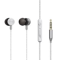 Гарнитура RITMIX RH-127M, серебро, внутриканальная, шнур 1,2м (1/200) (80000777)