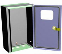 Корпус металлический ЩУ-МП с окном и кронштейном IP55 (360х225х140) ЭРА (60) (Б0032663)