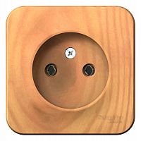 Розетка 1-м О/У BLANCA 16А IP20 250В без заземл. без защ. шторок с изолир. пластиной ясень Systeme Electric BLNRA000115 (1/18/36)