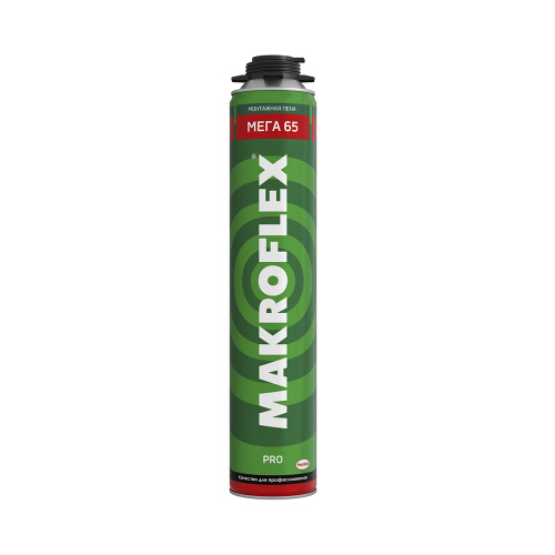 2598446 MAKROFLEX пена монтажная МЕГА 65 ПРО, 850мл (16/384) (Б0049544)
