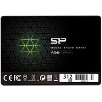 Внутренний SSD  Silicon Power  512GB  A56, SATA-III, R/W - 560/530 MB/s, 2.5", TLC (SP512GBSS3A56A25)