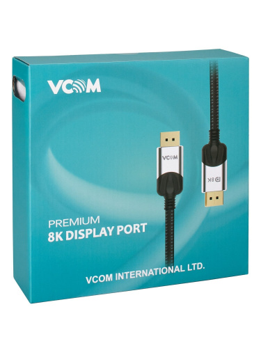 Кабель соединительный DP--> DP v1.4, 8K@60Hz, 10m, медь, VCOM <CG635-10M> (1/10) фото 4