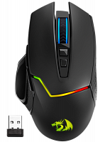 Беспроводная игровая мышь REDRAGON Mirage Pro RGB, 8000 DPI, б.п, черный (1/40) (71432)