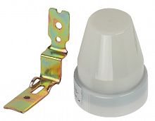 Фотореле ЭРА DF 302 серый, настенный, максимальная нагрузка 10А / 2200 ВА IP44 (100/1800) (Б0043805)