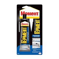 1374339 Момент ГЕРМЕНТ Герметик силикон. санитарн.   (прозрачн.), 85 мл BL1 (1/24/1512) (Б0022960)