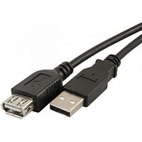 Кабель-удлинитель DEFENDER USB02-06, USB2.0, AM-AF, 1.8 м. PolyBag (1/60/240) (87456)