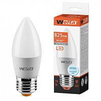 Лампа светодиодная WOLTA Свеча C37 10Вт 6500К 900лм Е27 1/50 (25WC10E27)