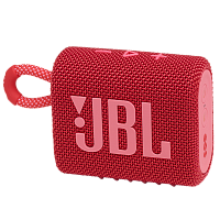 Портативная колонка JBL GO 3 красный 3W 1.0 BT (JBLGO3RED)