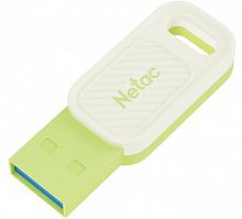 Флеш-накопитель USB 3.2  128GB  Netac  UM75  белый/зелёный (NT03UM75N-128G-32GN)