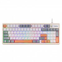 Клавиатура проводная игровая SMARTBUY Rush Z37 с подсветкой 95 клавиш серо-белая (SBK337UWG) (1/20)
