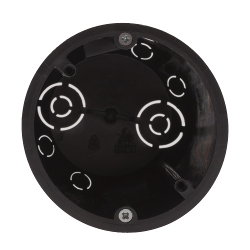 Коробка установочная ЭРА KUP-73-73-m-black для полых стен саморезы металлические лапки черная IP20 (1/96) фото 2
