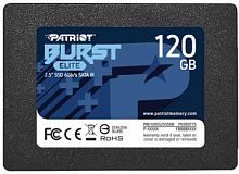 яВнутренний SSD  Patriot  120GB Burst Elite, SATA-III, R/W - 450/320 MB/s, 2.5", TLC 3D (PBE120GS25SSDR)