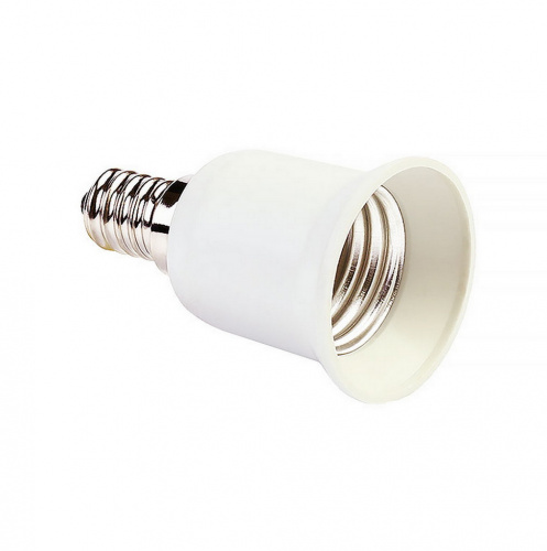 Переходник SMARTBUY E27-E14, белый (SBE-A-E27-14) (1/50/200) фото 2