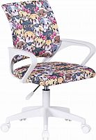 Компьютерное кресло DEFENDER детское Fiesta принт Коты, ткань,класс1 (1/1) (64818)