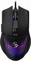 Мышь проводная игровая A4TECH Bloody L65 Max (12000dpi) USB, черный/фиолетовый (1/20) (L65 MAX/HONEYCOMB)
