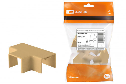 Угол Т-образный КМТ 15х10 сосна (цена за уп. 4шт./комп.) TDM (1/25/250) (SQ0411-0260) Угол Т-образный КМТ 15х10 сосна (цена за уп. 4шт./комп.) TDM (1/25/250) (SQ0411-0260)