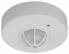 Датчик движения ЭРА MD 017 белый, макс. нагрузка 1200Вт, угол обзора 180-360гр, дальность 12м (50/600) (Б0043794)