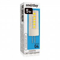 Лампа светодиодная SMARTBUY G4 5Вт 12V 6000К G4 (10/500) (SBL-G4-5-60K)