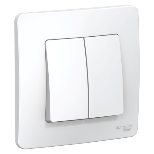 Выключатель 2-кл. С/У BLANCA 6А IP20 (сх. 5) 250В бел. Systeme Electric BLNVS006501 (1/10/60) Выключатель 2-кл. С/У BLANCA 6А IP20 (сх. 5) 250В бел. Systeme Electric BLNVS006501 (1/10/60)