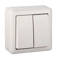 Выключатель 2-кл. О/У ХИТ 6А IP20 250В с изолир. пластиной бел. Systeme Electric VA56-232I-B (1/156)