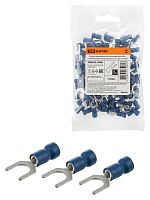 Наконечник НВИ с легким вводом проводника 2-6 вилка 1,5-2,5мм (100шт) TDM (1/120) (SQ0503-0206)