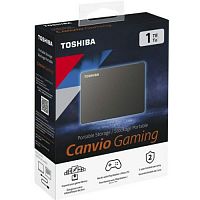 Внешний HDD  Toshiba  1 TB Canvio Gaming чёрный, 2.5", USB 3.0 (HDTX110EK3AA)