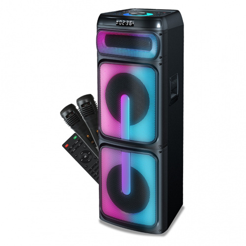 Колонка портативная Smartbuy ARTEMIS, 200 Вт, напольная, Bleutooth, USB, MicroSD, FM, 2 мик, ролики (SBS-5750)(1/1) Колонка портативная Smartbuy ARTEMIS, 200 Вт, напольная, Bleutooth, USB, MicroSD, FM, 2 мик, ролики (SBS-5750)(1/1)