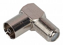 Переходник гнездо F-гнездо TV угловой Simple RS-A03 ЭРА (1/1000) (Б0048294)