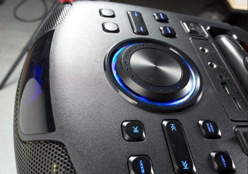 Портативная акустика SmartBuy W1, 100Вт, BT, MP3, FM, 2 беспр.микроф., ПДУ, LED-свет (SBS-5210) фото 3