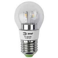 Лампа светодиодная ЭРА RED LINE ECO LED P45-6W-840-E27 Е27 / E27 6Вт шар нейтральный белый свет (1/100) (Б0019074)