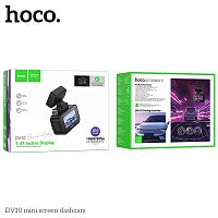 Видеорегистратор HOCO DV10, 1 камера,1.47 IPS, max 128GB, Wi-Fi, 1920*1080, цвет: чёрный (1/20) (6942007638630)