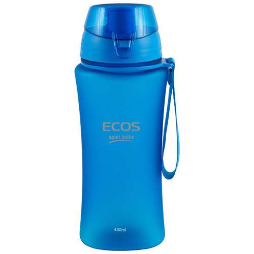 Бутылка для воды 480 мл ECOS SK5014 голубая (1/24) (004735)