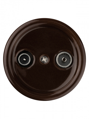 Розетка TDM TV+R проходная коричневая «Болонь» (1/72) (SQ1820-0456) фото 5 Розетка TDM TV+R проходная коричневая «Болонь» (1/72) (SQ1820-0456) фото 5