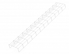 Решетка защитная GAUSS для светильника ЛПО/ДПО 1320х230х96 1/5 (903265601)