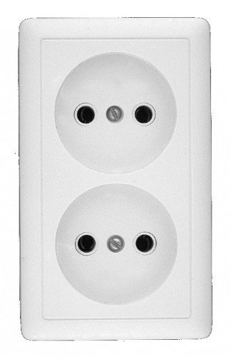 Розетка 2-м О/У ХИТ 16А IP20 без заземл. без защ. шторок бел. Systeme Electric RA16-237-B (1/112) Розетка 2-м О/У ХИТ 16А IP20 без заземл. без защ. шторок бел. Systeme Electric RA16-237-B (1/112)