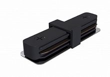 Коннектор ЭРА TR-1PA-IC-BK прямой для однофазного шинопровода черный (1/100) (Б0054464)
