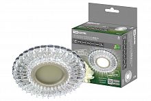 Светильник светодиодный TDM встраиваемый СВ 03-16 MR16 50Вт G5.3 подсветка 3 Вт зеркальный/хром (1/10/50) (SQ0359-0146)