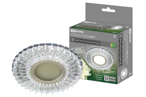 Светильник светодиодный TDM встраиваемый СВ 03-16 MR16 50Вт G5.3 подсветка 3 Вт зеркальный/хром (1/10/50) (SQ0359-0146) Светильник светодиодный TDM встраиваемый СВ 03-16 MR16 50Вт G5.3 подсветка 3 Вт зеркальный/хром (1/10/50) (SQ0359-0146)