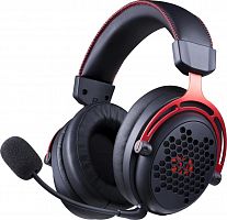 Гарнитура беспроводная  REDRAGON Diomedes Pro,  BT/2.4G/проводной, легкие , красно-черный (1/10) (72264)