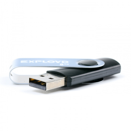 Флеш-накопитель USB 8GB Exployd 530 чёрный (EX008GB530-B) фото 6 Флеш-накопитель USB 8GB Exployd 530 чёрный (EX008GB530-B) фото 6